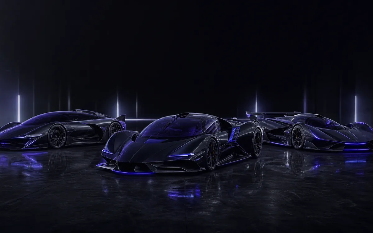 Aetherion electric vehicle storefront showcase image.